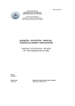 BiltenF 03-15 - Federalni zavod za statistiku