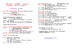 Ma&scaron;e &ndash; Oglasi Fara Čajta april 2015 nediljne ma&scaron;e: Vincjet 9:30