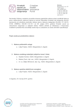 Na temelju Odluke o nastavku provedbe obvezne zajedničke