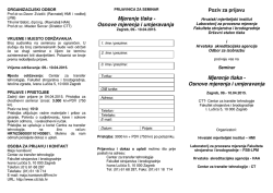 Mjerenje tlaka - Fakultet strojarstva i brodogradnje