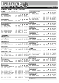 Hattrick - Tjedna ponuda (osnovna)