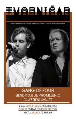 GANG OF FOUR - Tvornica kulture