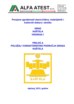 Prilog A - Grad Ka&scaron;tela