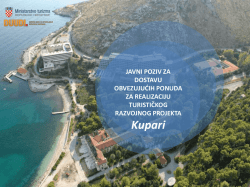 Javni poziv za dostavu obvezujućih ponuda
