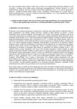 javni poziv - Općina Visoko