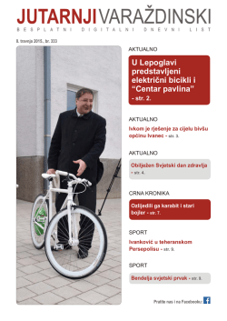Preuzmite PDF datoteku - Jutarnji varaždinski