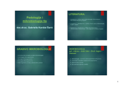 Uvod i morfologija mikroorganizama