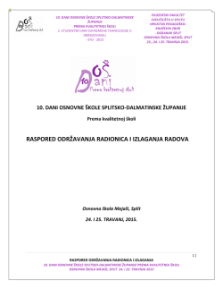 prema kvalitetnoj školi stručni skup