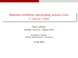 5. Logiranje i nadzor