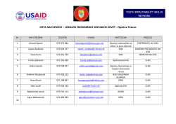 Opstina Tetovo - the yes network project strengthens the