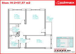 Stan: IV-2=57,57 m2