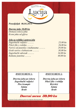 Preuzmite menu