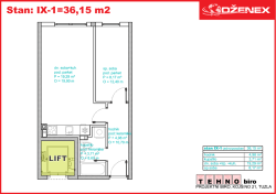 Stan: IX-1=36,15 m2