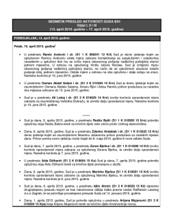 13.04.2015. - 17.04.2015. (16/15)