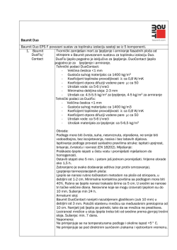 Baumit Duo Baumit Duo EPS F povezani sustav za toplinsku