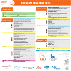 2x2program kongresa_priprema - Hrvatski savez dijabetičkih udruga