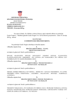 OMS - Grad Trogir