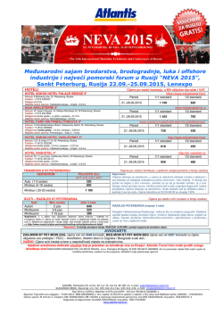 NEVA 2015 - Atlantis Travel