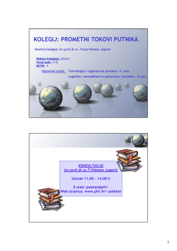 Sadržaj kolegija i literatura