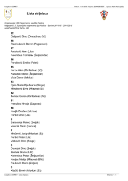 Lista strijelaca