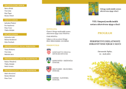 PROGRAm - Udruga medicinskih sestara zdravstvene njege u kući