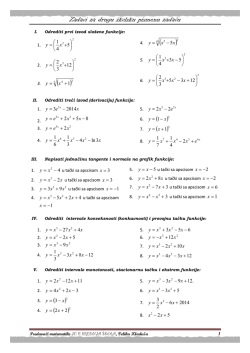 Zadaci za drugu &scaron;kolsku pismenu zadaću