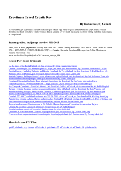 Eyewitness Travel Croatia Rev pdf ebook jsr6 free By