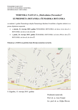 IZ PREDMETA BOTANIKA i &Scaron;UMARSKA