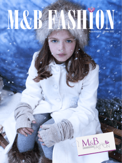 M&B FASHIONAutumn 2014 - Winter 2015