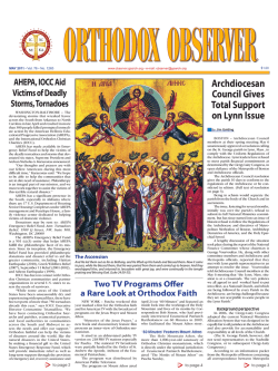 metropolis news - Greek Orthodox Archdiocese of America