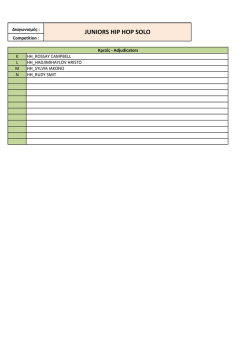 Hip Hop Junior Solo