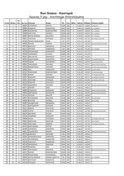 Run Greece - &Kappa;&alpha;&sigma;&tau;&omicron;&rho;&iota;ά &Alpha;&gamma;ώ&nu;&alpha;&sigmaf; 5 &chi;&lambda;&mu;