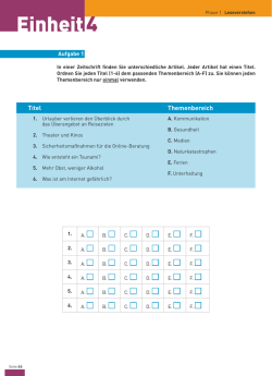 Einheit4 - Deutsch durch die Lupe
