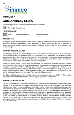GBM Antibody ELISA - IMMCO Diagnostics
