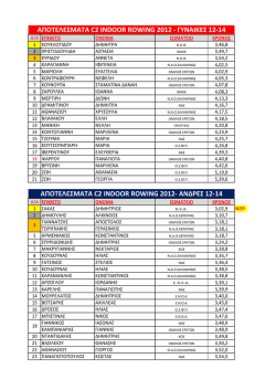 Δείτε τα ατομικά αποτελέσματα των αγώνων