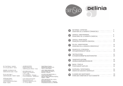 SENSEA-DELINIA LIVRET NOTICE GARANTIE ET