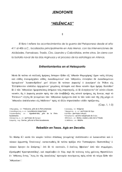 JENOFONTE &ldquo;HEL&Eacute;NICAS&rdquo;