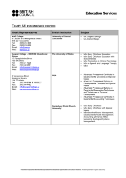 postgraduate courses and MBAs information sheet