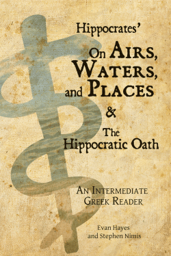 Hippocrates` On Airs, Waters, and Places