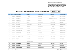 &Alpha;&pi;&omicron;&tau;&epsilon;&lambda;έ&sigma;&mu;&alpha;&tau;&alpha; &psi;&upsilon;&chi;&omicron;&mu;&epsilon;&tau;&rho;&iota;&kappa;ή&sigmaf; &delta;&omicron;&kappa;&iota;&mu;&alpha;&sigma;ί&alpha;&sigmaf; &upsilon;&pi;&omicron;&psi;&eta;&phi;ί&omega;&nu; &omicron;&mu;ά&delta;&alpha;&sigmaf; &Pi;&Kappa;&Epsilon; 208