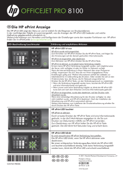 HP OFFICEJET PRO 8100 ePrint Flyer (EMEA)