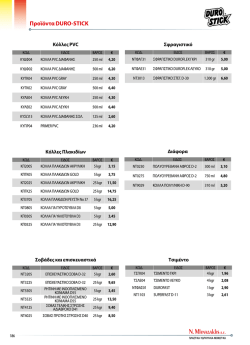 Δείτε τον τιμοκατάλογο