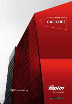 GALICUBE - Fapim SpA