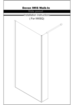 ( For IWISQ) Installation instructions Side panel Devon