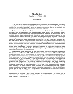 Map 76 Sinai - Princeton University Press