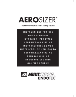 AEROSIZER&reg; - Merit Medical Endotek
