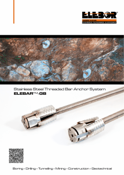 ELEBAR-GB stainless steel system