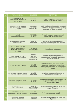 &alpha;/&alpha; &tau;&iota;&tau;&lambda;&omicron;&sigmaf; &beta;&iota;&beta;&lambda;&iota;&omicron;&upsilon; &epsilon;&kappa;&delta;&omicron;&sigma;&epsilon;&iota;&sigmaf; &pi;&epsilon;&rho;&iota;&gamma;&rho;&alpha;&phi;&eta; 1 &alpha;&tau;&lambda;&alpha;&nu;&tau;&alpha;&sigmaf; &tau;&omega;&nu; &gamma;&epsilon;&omega;&lambda;&omicron;&gamma;&iota;&kappa;&omega;