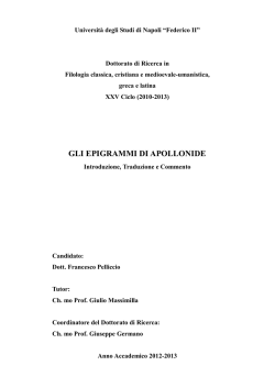 - fedOA - Universit&agrave; degli Studi di Napoli Federico II