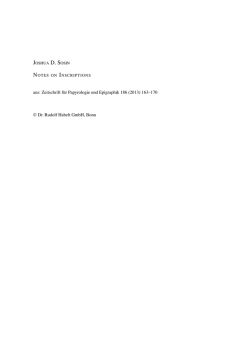 aus: Zeitschrift für Papyrologie und Epigraphik 186